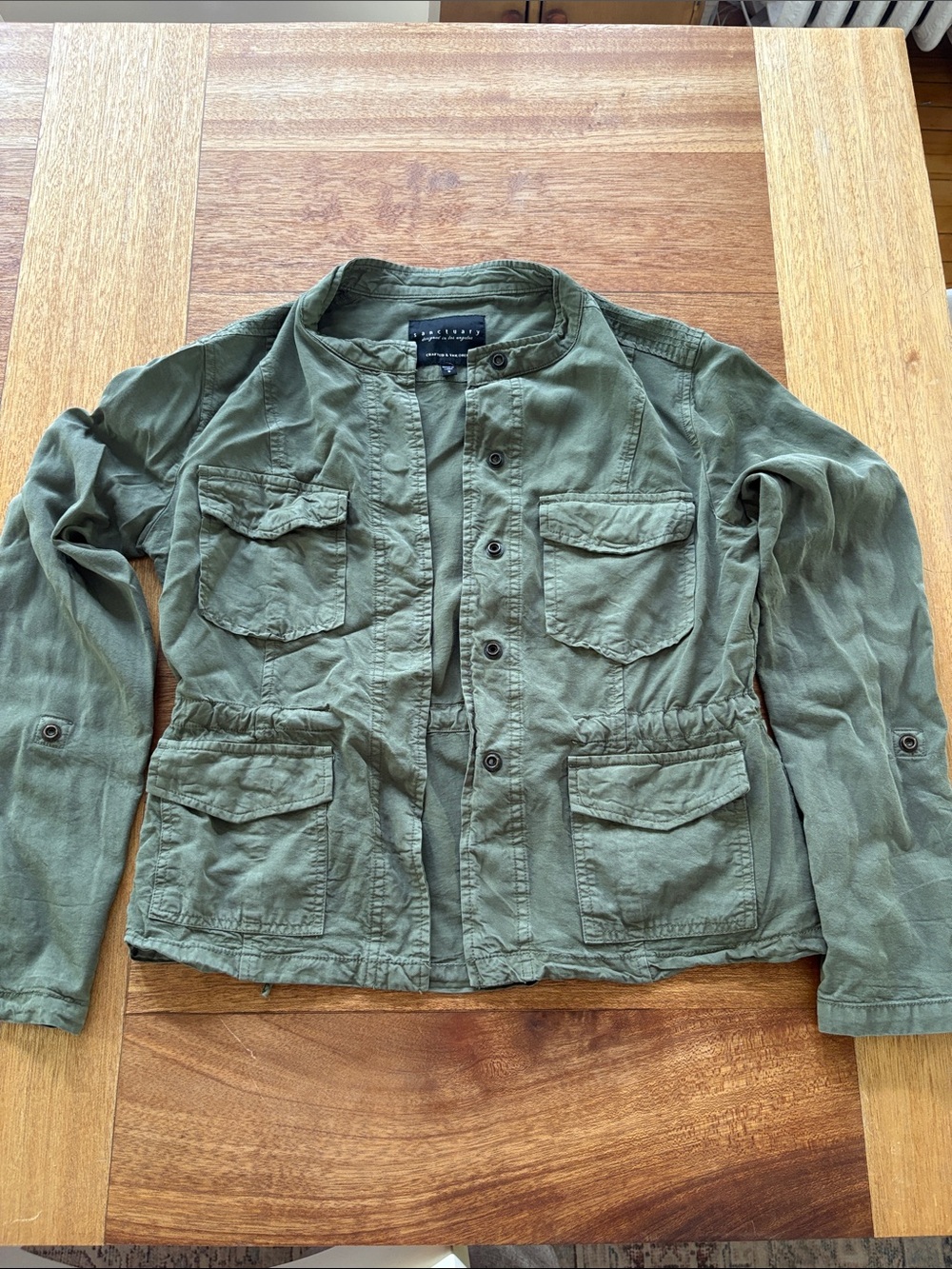 Evereve Sanctuary Green Utility Field Jacket